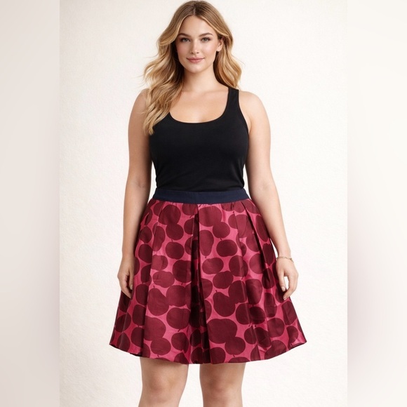 Juicy Couture Dresses & Skirts - NEW! Juicy Couture Silk Polka Dot Skirt Pink SZ 8